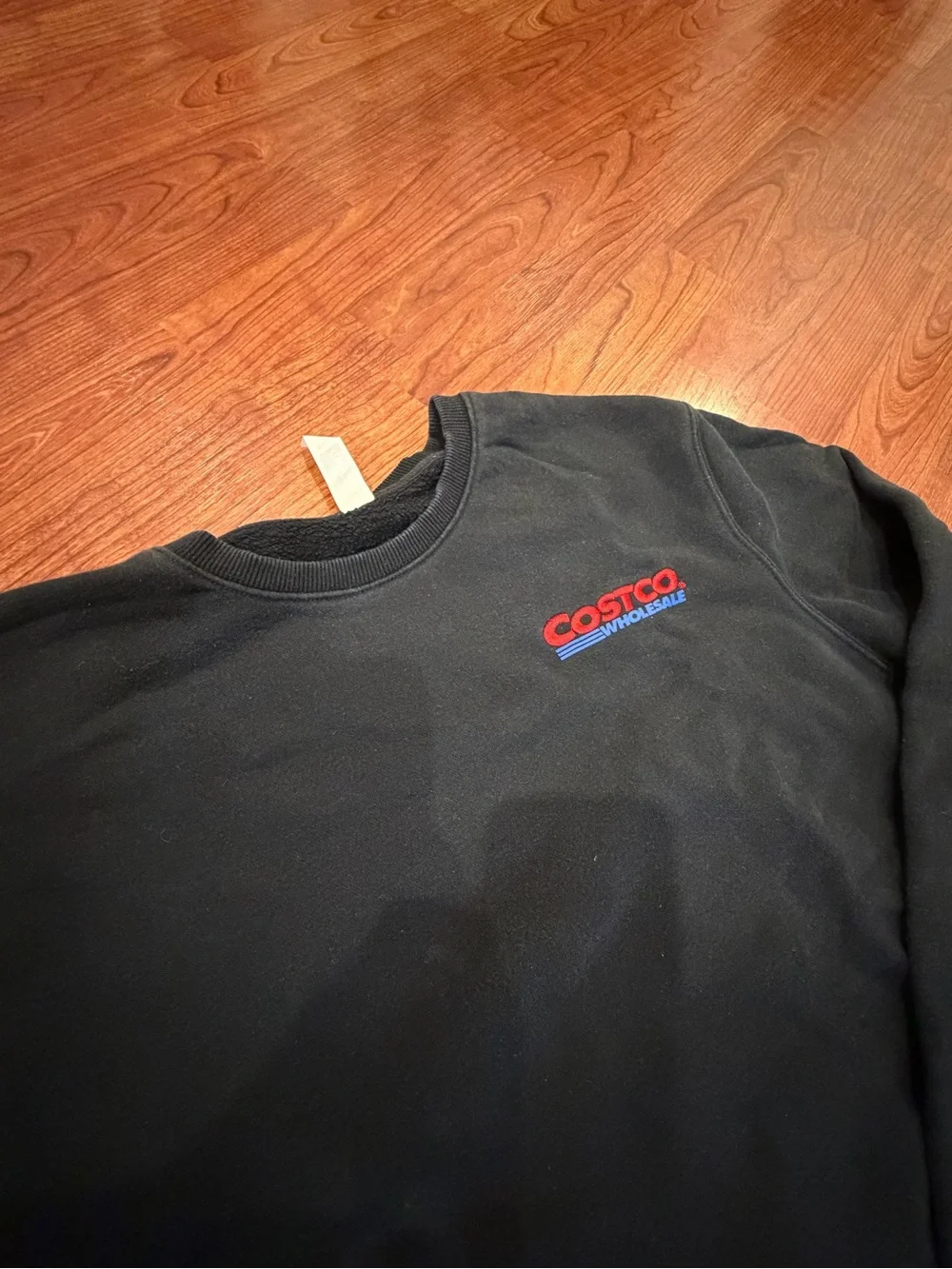 COSTCO Men’s Large Ladies XL  Black Crewneck Sweatshirt